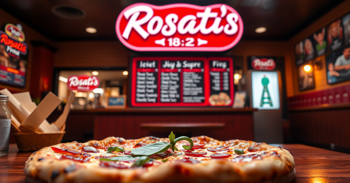 Rosati’s Pizza Menu With Prices For 2026