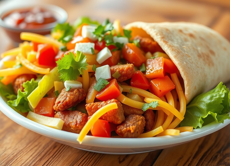Salads, Wraps & Burritos